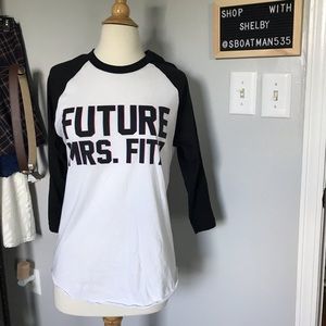 Future Mrs. Fitz baseball tee - pretty little liar